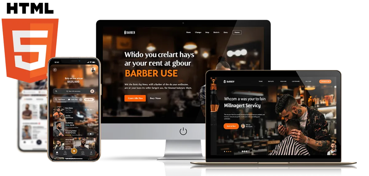 Jacksonville business website design shown across desktop, tablet and mobile devices